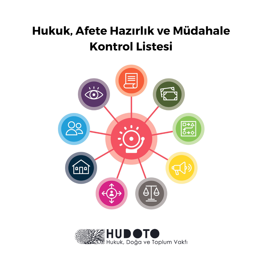 "Hukuk, Afete Hazırlık ve Müdahale Kontrol Listesi" Türkçe Çevirisi Yayınlandı