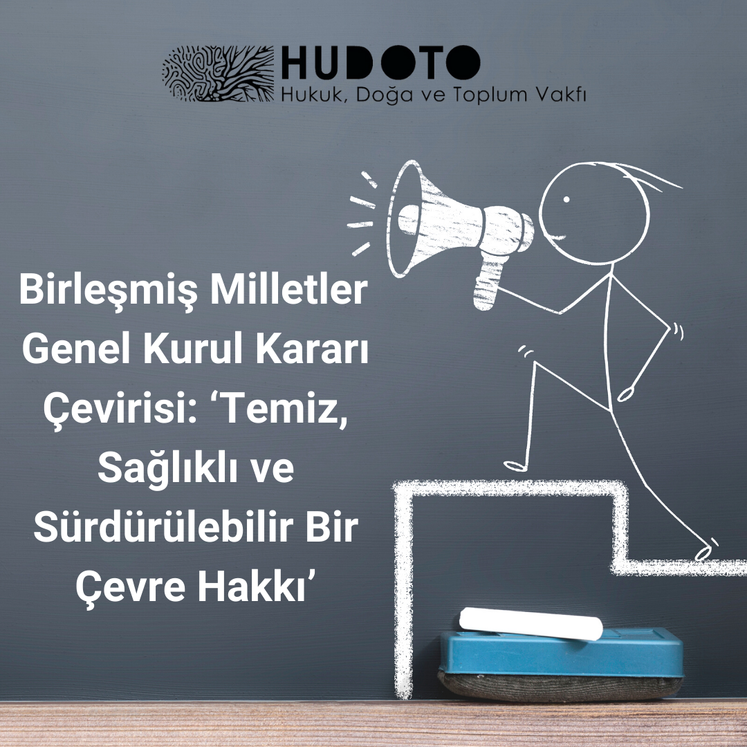 Birleşmiş Milletler Genel Kurul Kararı: ‘Temiz, Sağlıklı ve Sürdürülebilir Bir Çevre Hakkı’